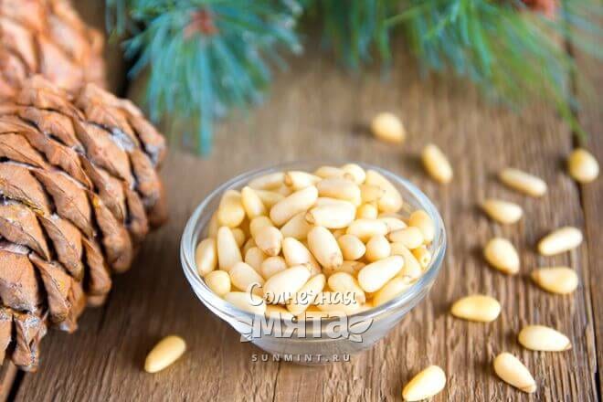 Кедровые орехи с витамином B2, фото