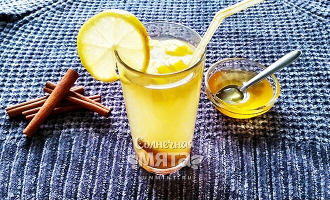 Сладкий имбирно-лимонный напиток - вкусное средство от простуды